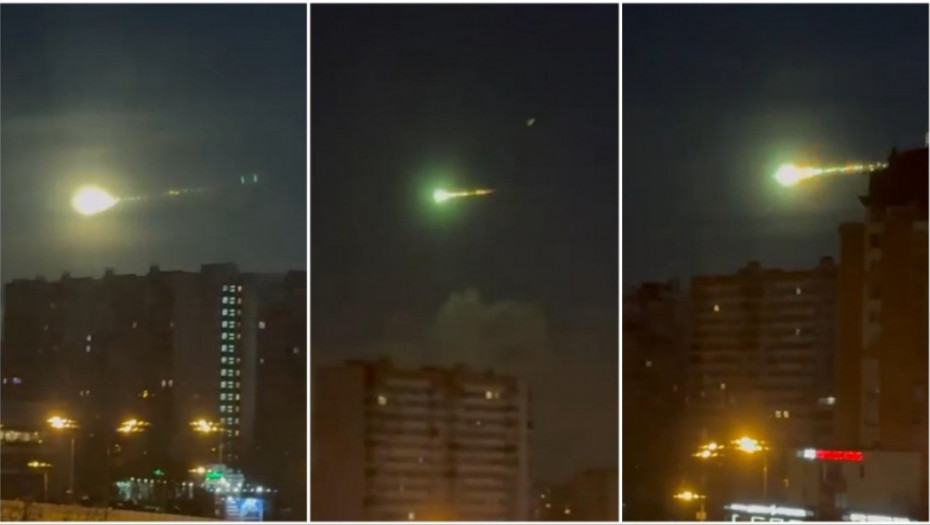 Vanzemaljci, meteor ili nešto treće: Sjajni zeleni objekat na nebu iznad Moskve izazvao širenje teorija zavere (VIDEO)