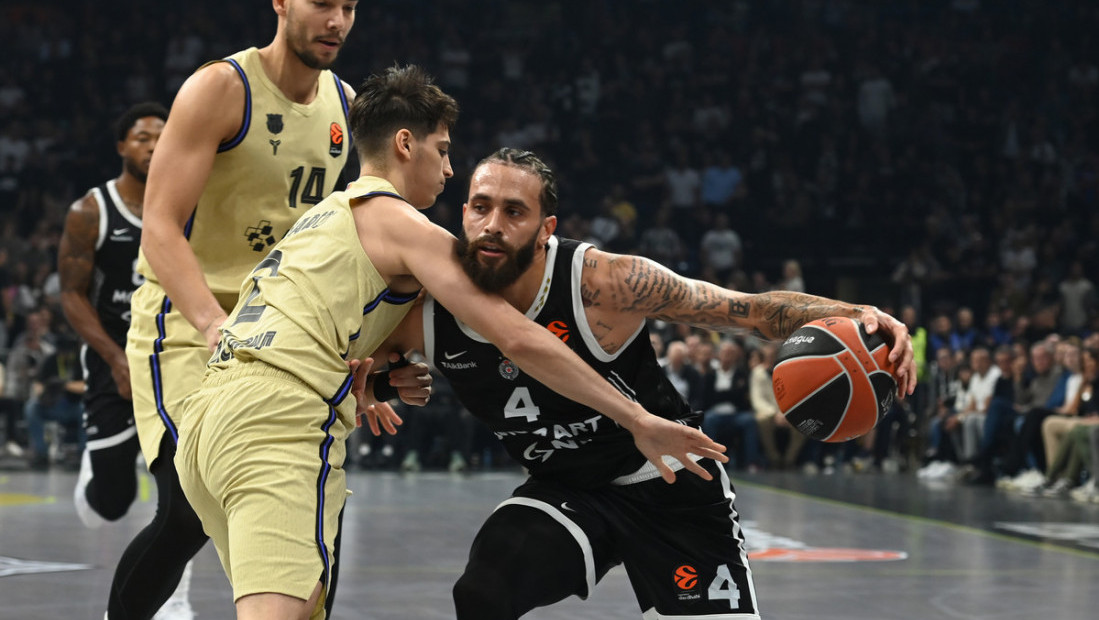 Klajburn heroj Barselone: Partizan pao nakon trojke sa pola terena