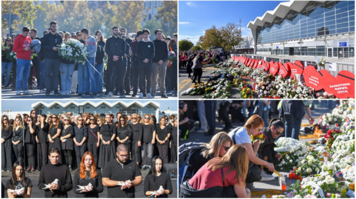 GODIŠNJICA PADA NADSTREŠNICE Gotov program ispred Železničke stanice u Novom Sadu, studenti u blokadi krenuli ka keju