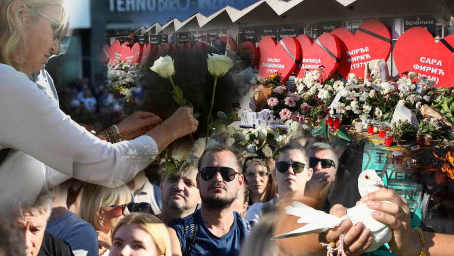 GODIŠNJICA PADA NADSTREŠNICE Završen skup studenata u blokadi na Keju u Novom Sadu