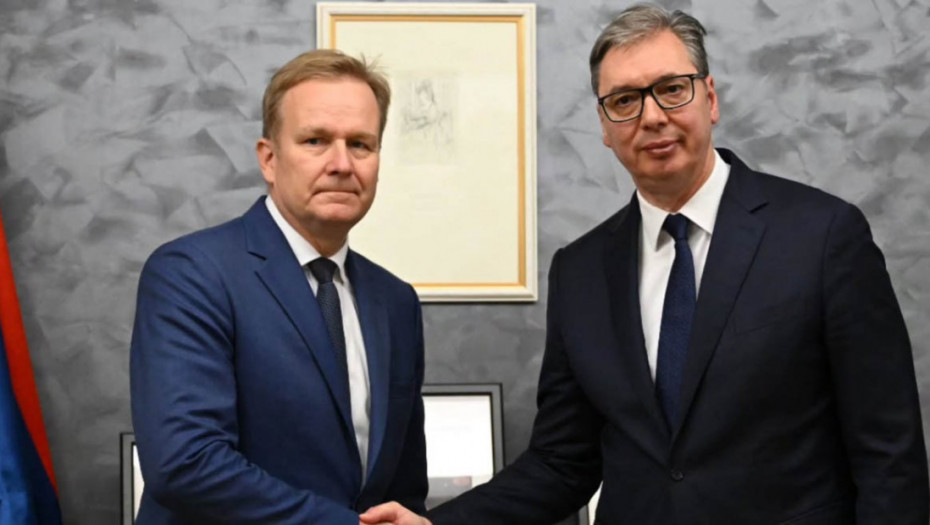 Vučić u razgovoru sa Sorensenom: Ostajemo posvećeni dijalogu sa Prištinom pod okriljem EU