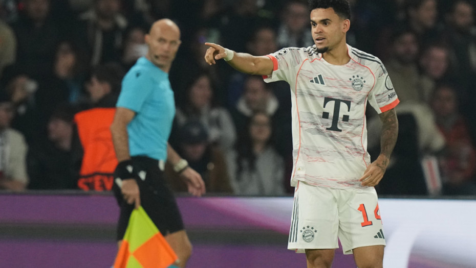 Luis Dijaz doneo pobedu Bajernu u Parizu, pa grubo povredio Hakimija i zaradio isključenje