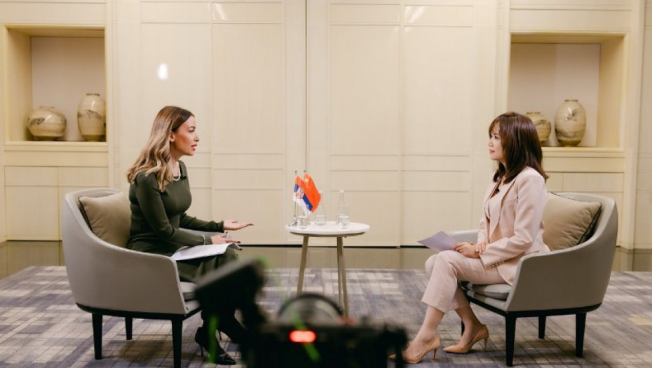 Ministarka Mesarović na kineskoj CGTN TV: Ponosni smo na rezultate zajedničkih projekata i viziju daljeg razvoja
