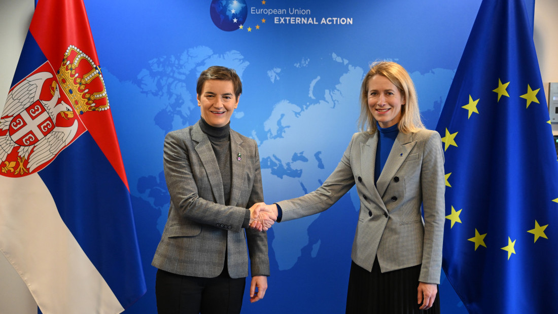 Brnabić sa Kalas o evropskom putu Srbije: Nastavljamo zajednički rad na reformama