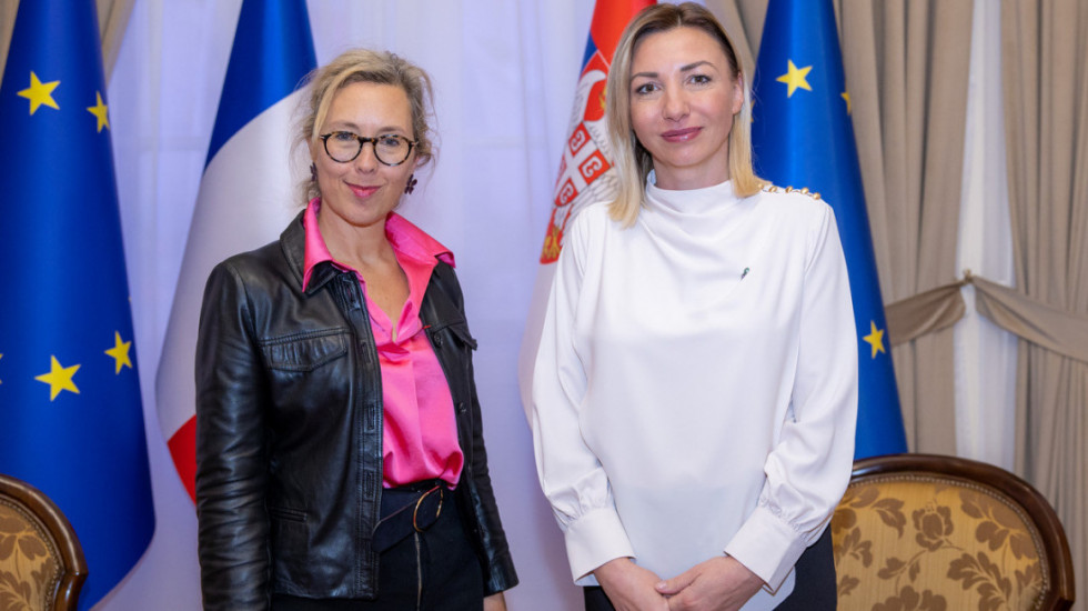 Ambasadorka Francuske pozdravila čvrstu posvećenost Srbije putu ka EU