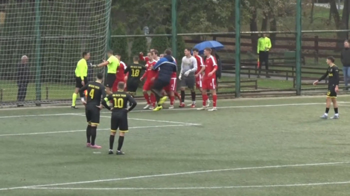 Kako je došlo do napada na sudiju na meču BSK-Vrčin, FSB objavio snimak incidenta (VIDEO)