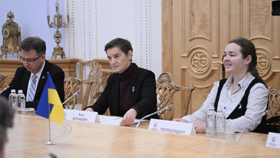 Brnabić: Srbija i Ukrajina mogu da unaprede saradnju, podrška Ukrajini na EU putu