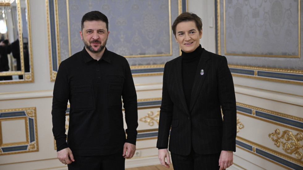 Brnabić posle sastanka sa Zelenskim u Kijevu: Ukrajina čvrsto poštuje teritorijalni integritet Srbije