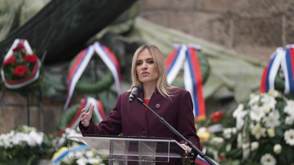 Đurđević Stamenkovski predvodila državnu ceremoniju polaganja venaca povodom Dana primirja