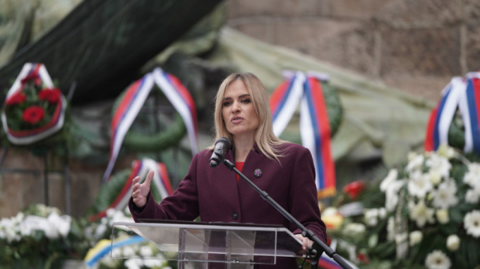 Đurđević Stamenkovski predvodila državnu ceremoniju polaganja venaca povodom Dana primirja