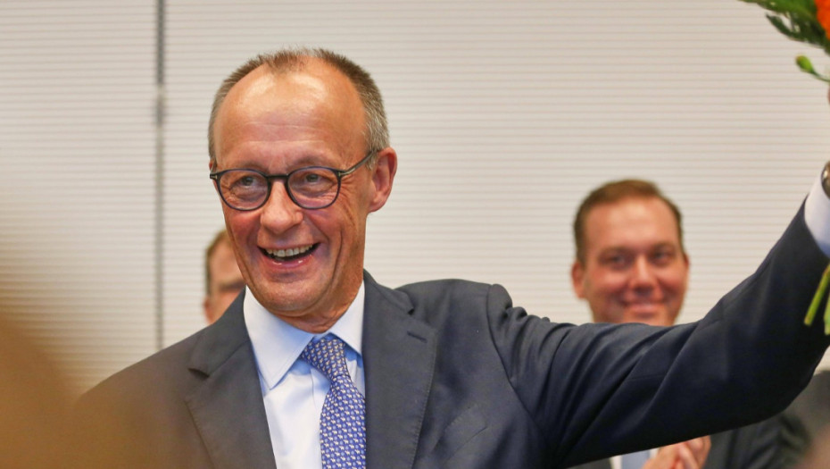 Nemački kancelar Fridrih Merc slavi 70. rođendan, svečani prijem u zgradi Rajhstaga