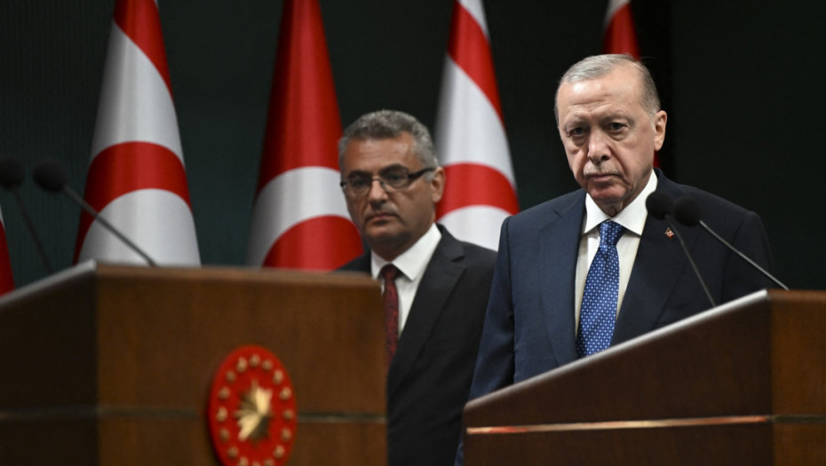 Erdogan: Najrealnije rešenje za Kipar je postojanje dve države
