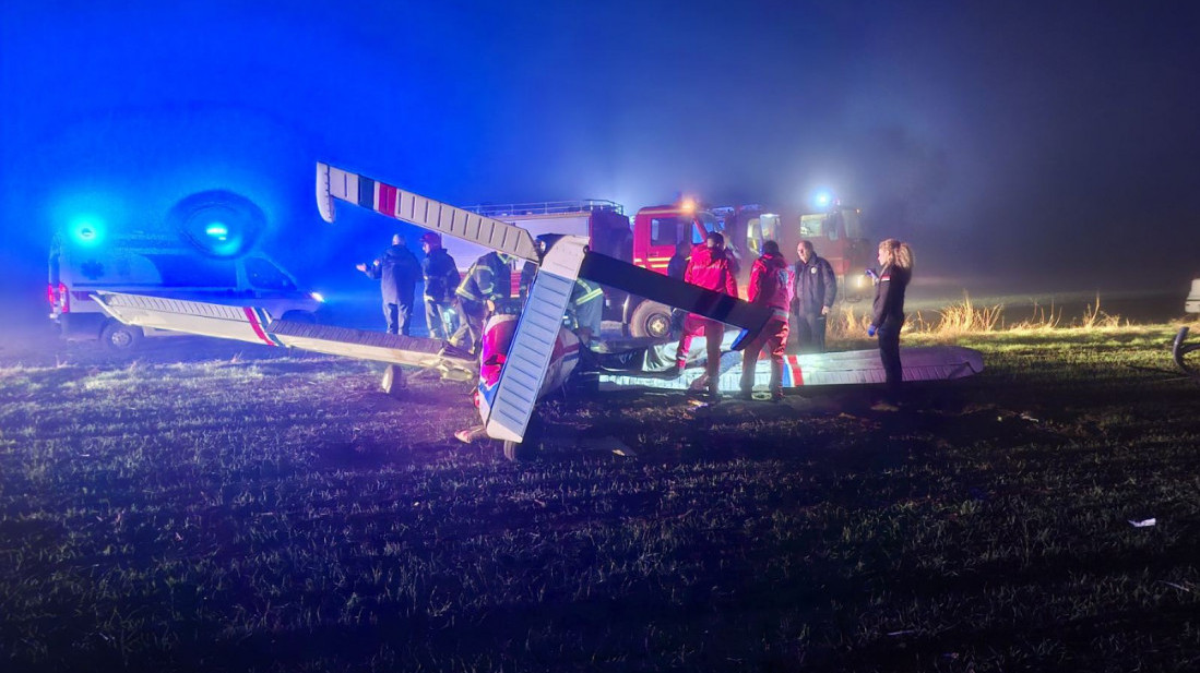 Nesreća kod aerodroma Bikovo u Subotici: U padu "Pajpera" jedna osoba stradala, jedna povređena