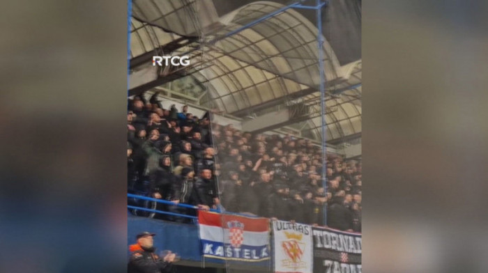 "Ubij Srbina" i drugi ustaški uzvici i parole na utakmici Crna Gora-Hrvatska: Oštre osude na račun hrvatskih huligana