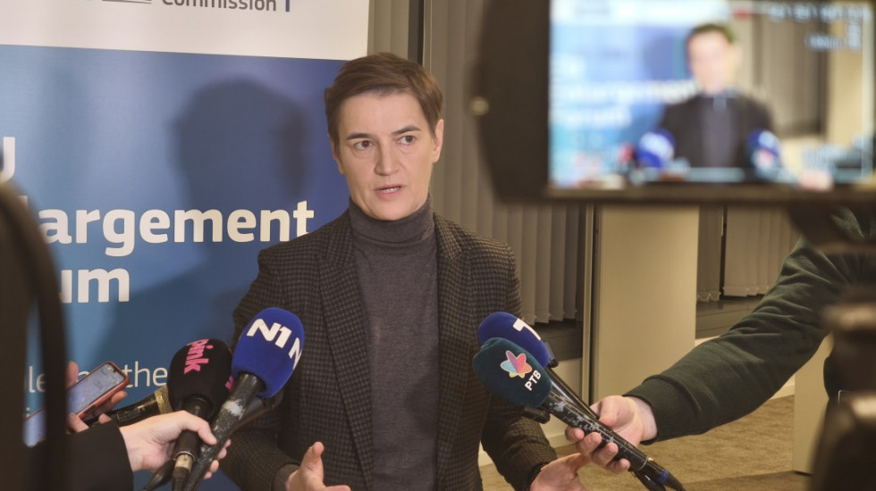 Brnabić: Srbija treba da iskoristi dobar momentum u agendi za proširenje EU