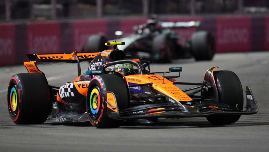 Lando Noris najbrži na drugom treningu za VN Las Vegasa