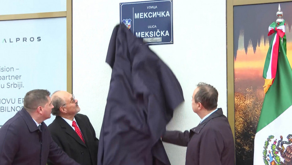 U Beogradu na vodi otvorena Meksička ulica: Simbol jačanja prijateljstva dve zemlje