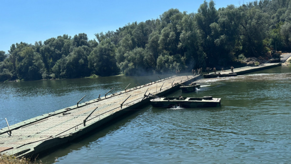 Vojska privremeno zatvorila i rasklopila pontonski most kod Svilajnca