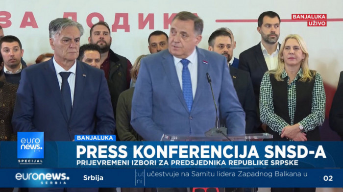 Dodik proglasio pobedu Siniše Karana: Razlika u glasovima je skoro 10.000 glasova