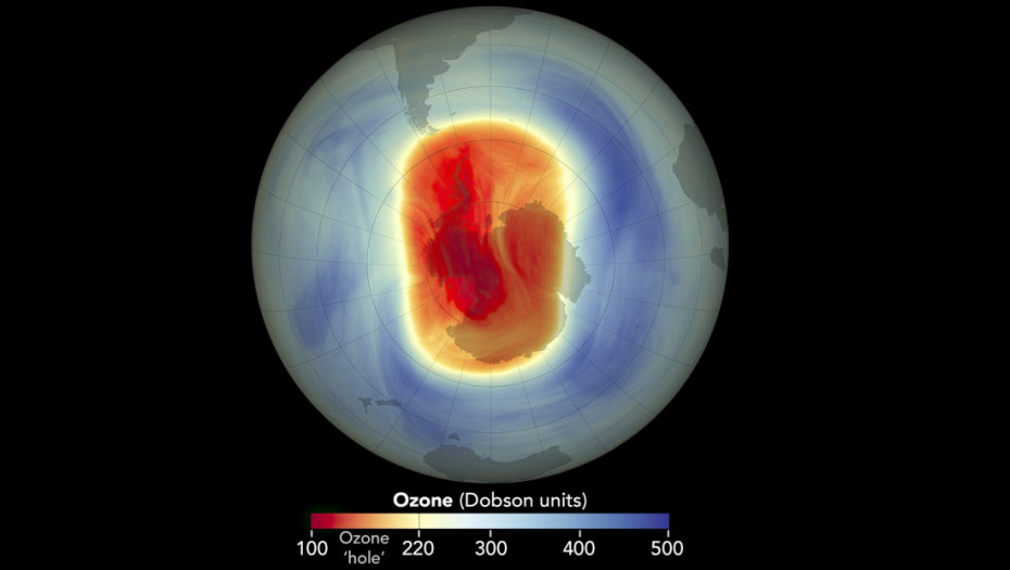 Pozitivni trendovi: Ozonska rupa iznad Antarktika najmanja u poslednjih nekoliko decenija