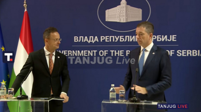 Đurić nakon sastanka sa Sijartom: "Mađarska stoji uz Srbiju u dobrim i teškim vremenima"