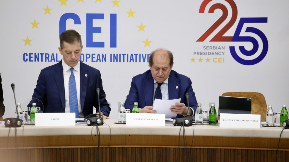 Đurić na otvaranju sastanka Centralno-evropske inicijative u Beogradu: Povezanost u centru napora srpskog predsedavanja