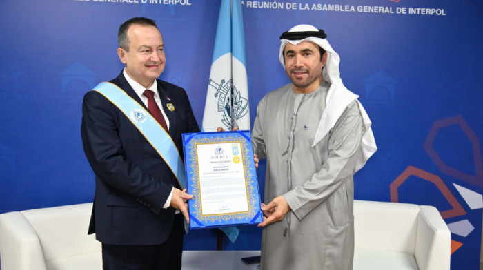 Ivici Dačiću Interpol dodelio Medalju posebnog ranga: Ministar dobio najviše odlikovanje za bezbednosnu saradnju