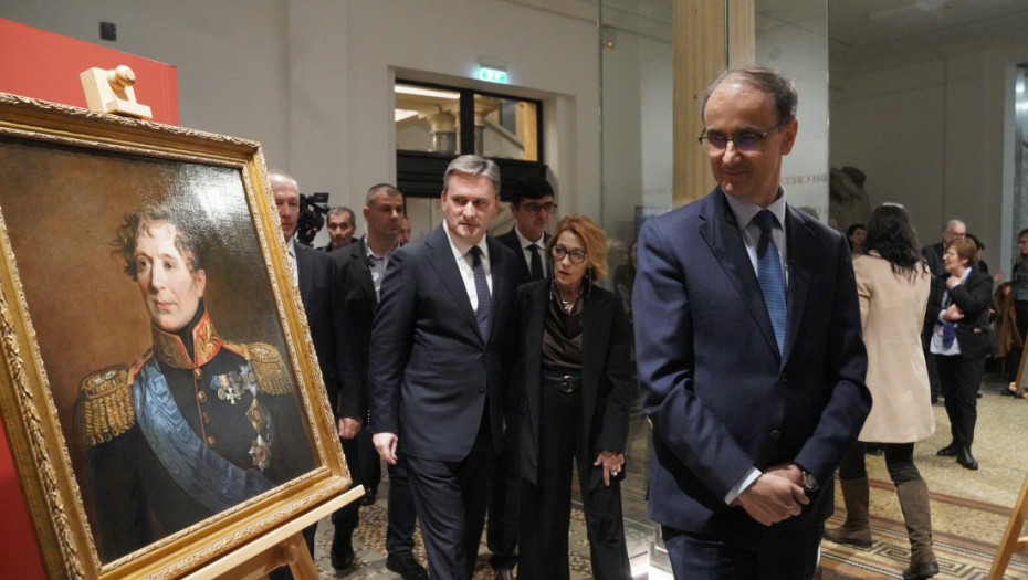 Macut otvorio izložbu portreta ruskih vojskovođa i državnika srpskog porekla u Narodnom muzeju Srbije