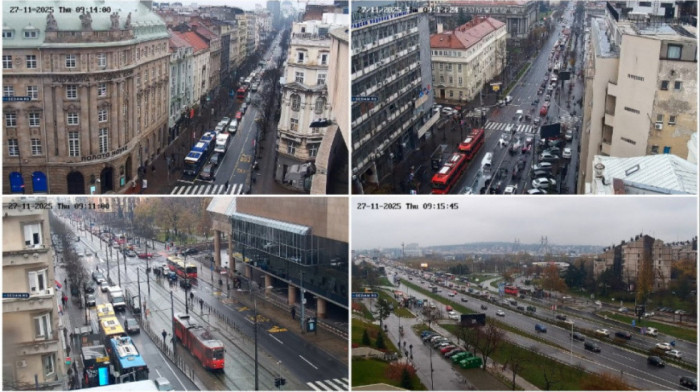 Jutarnji špic u Beogradu: Saobraćaj praktično stoji na Bulevaru Mihajla Pupina