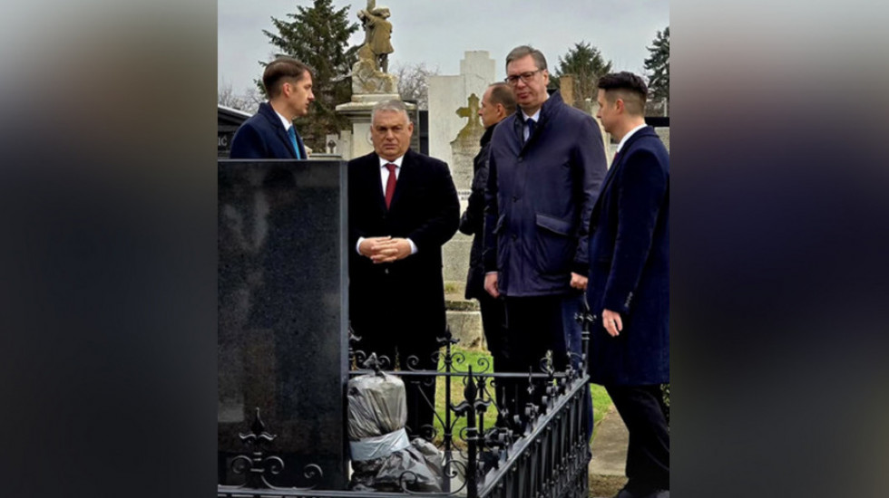 Vučić i Orban obišli grob Ištvana Pastora u Subotici