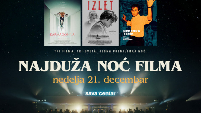 Najduža noć filma u Beogradu: Premijere domaćih ostvarenja "Izlet" i "Karmadona" u filmskom maratonu