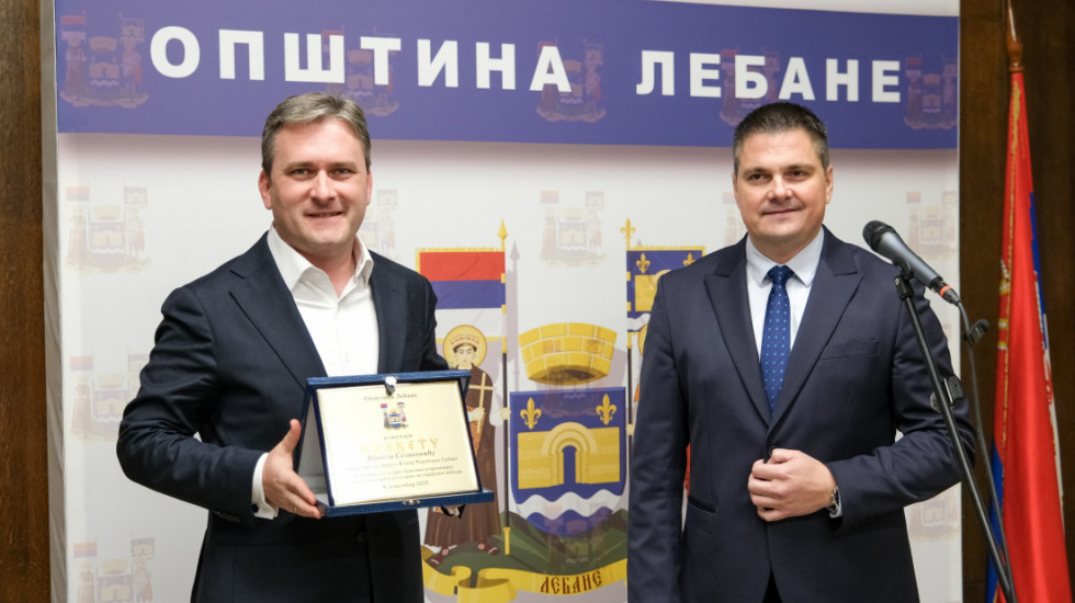 Selakoviću u Lebanu uručeno priznanje: Caričin grad pokretač razvoja opštine