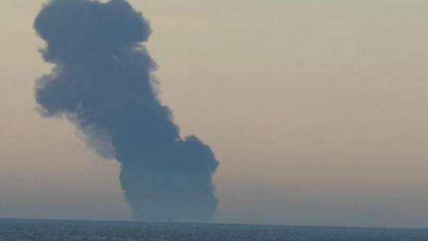 Zapalila se dva ruska broda u Crnom moru kod Turske