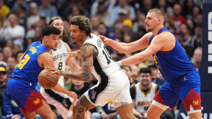 Nikoli Jokiću, za dlaku, izmakao novi tripl-dabl: San Antonio "razoružao" Denver (VIDEO)