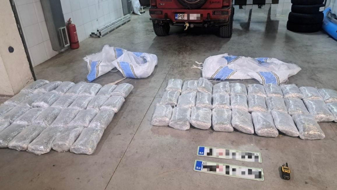 Uhapšen bivši policajac iz Podgorice, navodno povezan sa kriminalnom grupom: U vozilu mu našli 60 kilograma droge