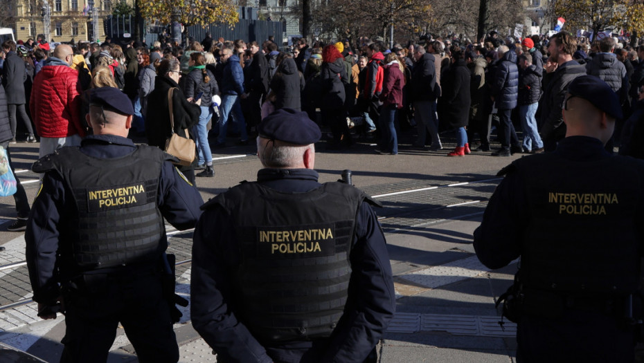 Protestni marš građana "Ujedinjeni protiv fašizma" obeležili incidenti i hapšenje: Održan u četiri grada u Hrvatskoj