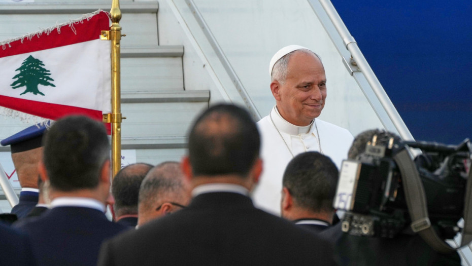 Papa Lav XIV stigao u Liban: Poseta u jeku sukoba na Bliskom istoku