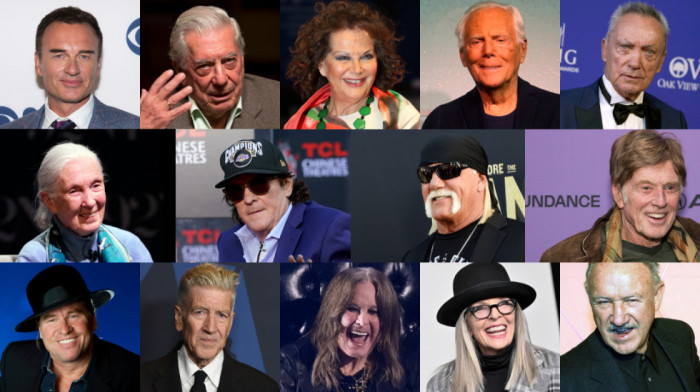 Velikani književnosti, filma, televizije i mode: Zvezde koje su nas napustile u 2025. godini