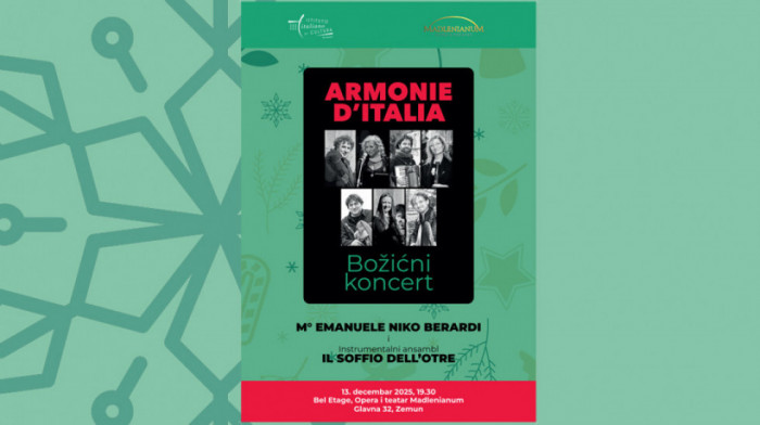 Armonie d'Italia – Božićni koncert u Madlenianumu!
