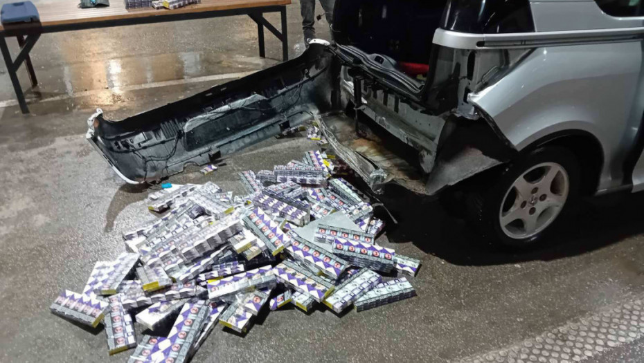 Na graničnom prelazu Srpska Crnja uhapšen Rumun zbog krijumčarenja: Našli mu 2.500 paklica cigareta
