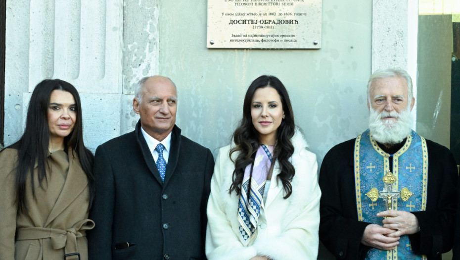 Tamara Vučić prisustvovala otkrivanju spomen ploče Dositeju Obradoviću u Trstu