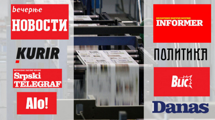 Naslovne strane dnevne štampe za četvrtak, 11. decembar