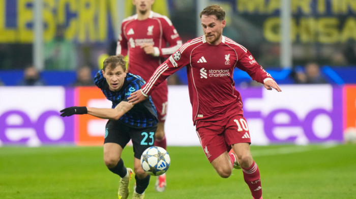 Liverpul sa bele tačke pobedio Inter u Ligi šampiona
