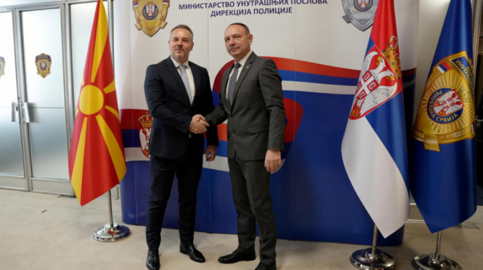 Direktori policija Srbije i Severne Makedonije sastali se danas: Razgovarali o jačanju saradnje i bezbednosti