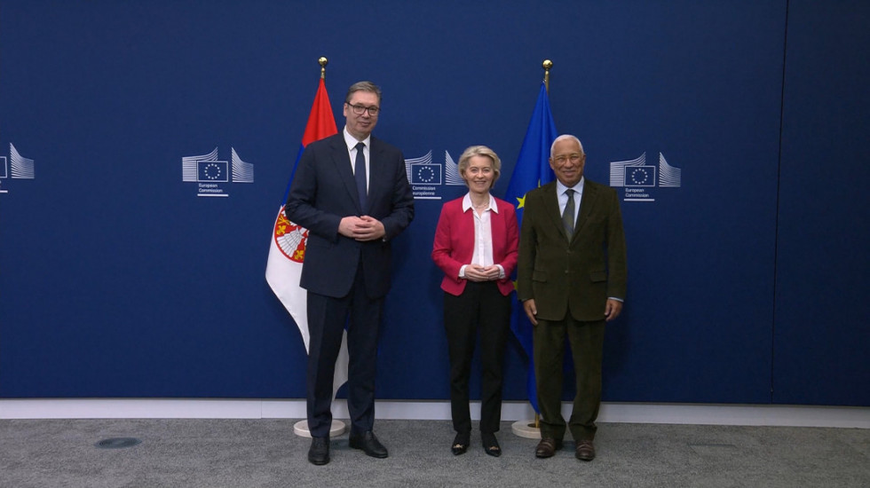 Vučić u Briselu: Razgovori o evropskom putu Srbije i energetskoj bezbednosti