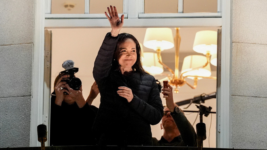 Mačado u četvrtak kod Trampa: Nobelovka za mir i liderka opozicije u Venecueli stiže u Belu kuću