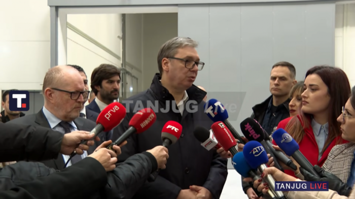 Vučić obilazi završne radove na logističko-industrijskom parku "CTPark" u Nišu