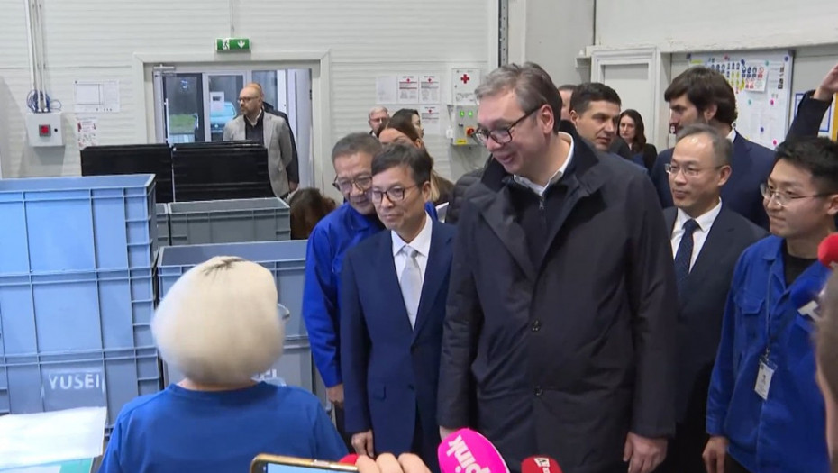 Vučić obišao fabriku Yusei Machinery u Nišu: Nastavićemo da pomažemo subvencijama