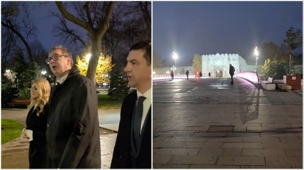 Predsednik Vučić prošetao ulicama Niša: Zadovoljstvo je videti koliko je grad napredovao