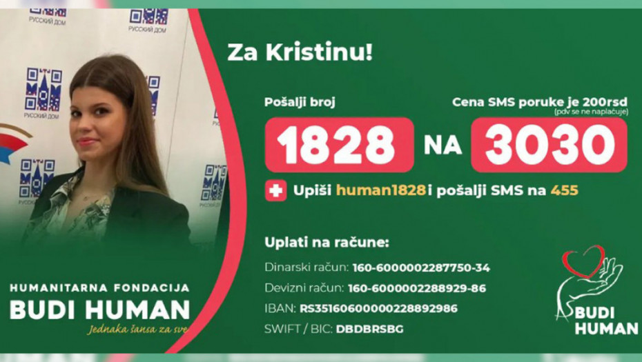 Kristina (22) boluje od retkog sindroma i potrebna joj je naša pomoć